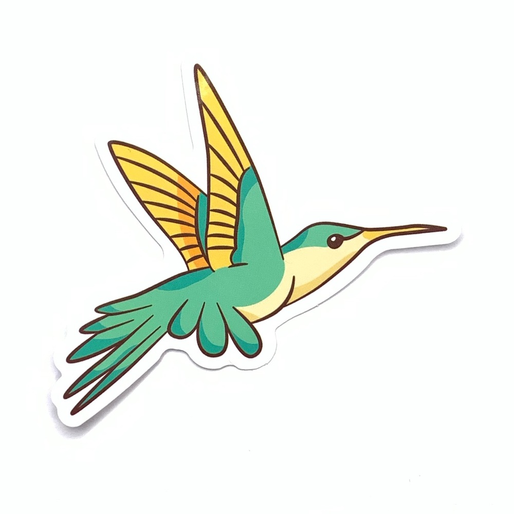 Hummingbird Vinyl Sticker